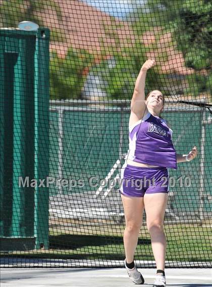 Thumbnail 1 in CIF State Championships (Prelims - Girls Discus)  photogallery.
