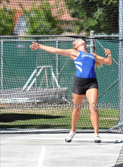Thumbnail 2 in CIF State Championships (Prelims - Girls Discus)  photogallery.
