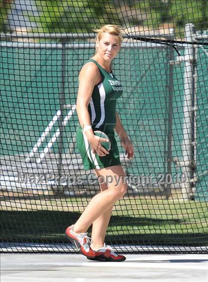 Thumbnail 3 in CIF State Championships (Prelims - Girls Discus)  photogallery.