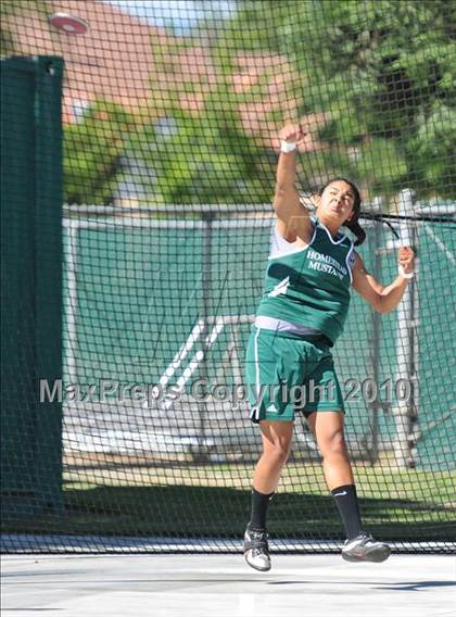 Thumbnail 2 in CIF State Championships (Prelims - Girls Discus)  photogallery.