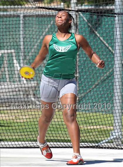 Thumbnail 3 in CIF State Championships (Prelims - Girls Discus)  photogallery.