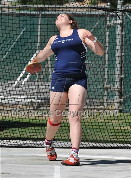 Thumbnail 1 in CIF State Championships (Prelims - Girls Discus)  photogallery.