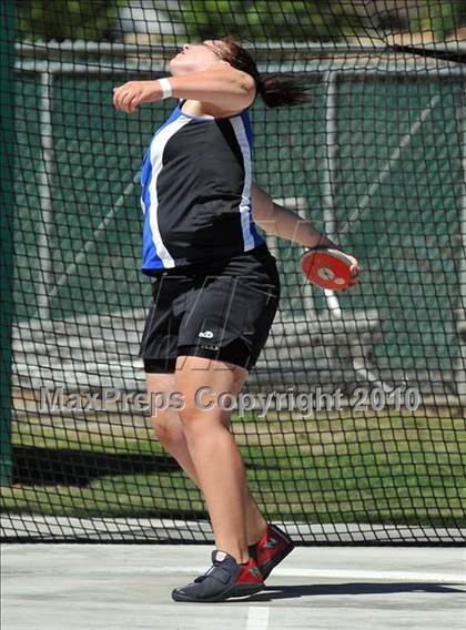 Thumbnail 1 in CIF State Championships (Prelims - Girls Discus)  photogallery.