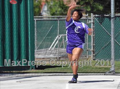 Thumbnail 2 in CIF State Championships (Prelims - Girls Discus)  photogallery.