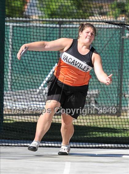 Thumbnail 1 in CIF State Championships (Prelims - Girls Discus)  photogallery.