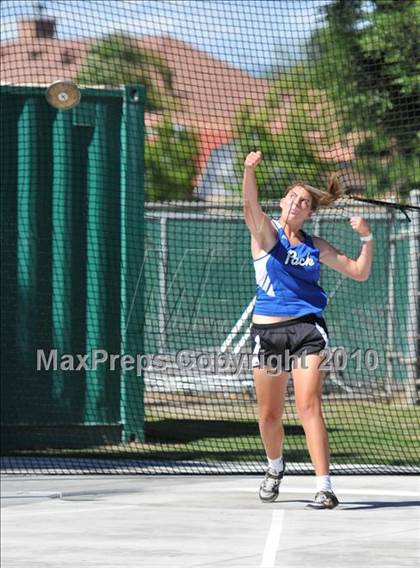 Thumbnail 1 in CIF State Championships (Prelims - Girls Discus)  photogallery.