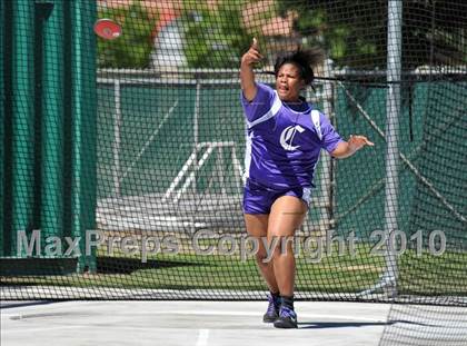Thumbnail 1 in CIF State Championships (Prelims - Girls Discus)  photogallery.