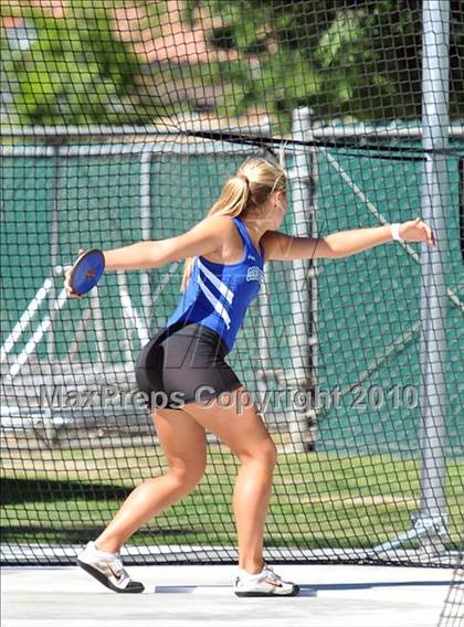 Thumbnail 1 in CIF State Championships (Prelims - Girls Discus)  photogallery.