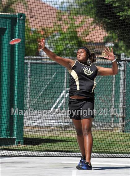 Thumbnail 2 in CIF State Championships (Prelims - Girls Discus)  photogallery.