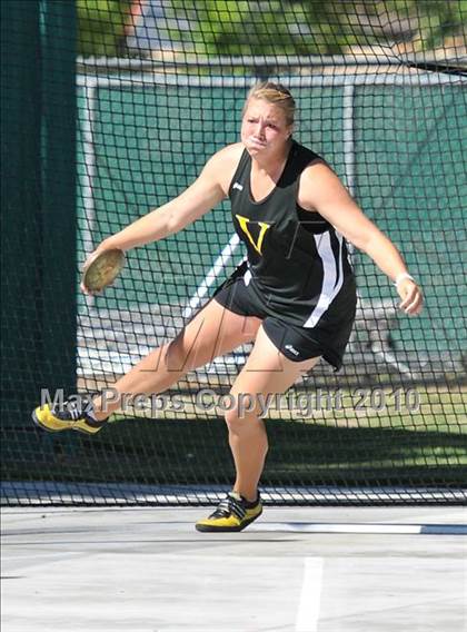 Thumbnail 2 in CIF State Championships (Prelims - Girls Discus)  photogallery.