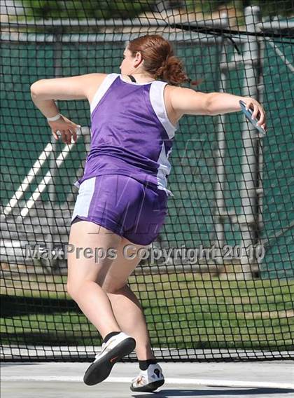 Thumbnail 2 in CIF State Championships (Prelims - Girls Discus)  photogallery.