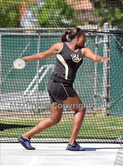 Thumbnail 1 in CIF State Championships (Prelims - Girls Discus)  photogallery.