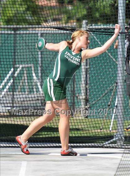 Thumbnail 1 in CIF State Championships (Prelims - Girls Discus)  photogallery.