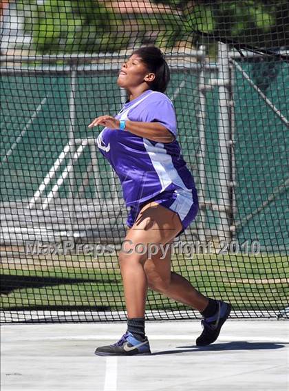 Thumbnail 1 in CIF State Championships (Prelims - Girls Discus)  photogallery.