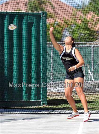 Thumbnail 2 in CIF State Championships (Prelims - Girls Discus)  photogallery.