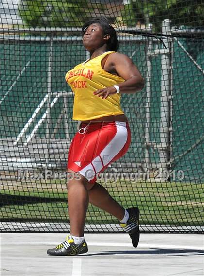 Thumbnail 2 in CIF State Championships (Prelims - Girls Discus)  photogallery.