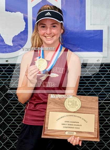 Thumbnail 1 in UIL 4A, 5A & 6A Boys State Tennis Finals (Awards) photogallery.
