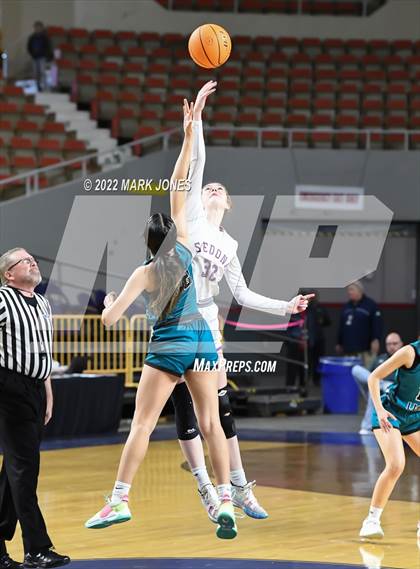 Thumbnail 3 in St. John Paul II Catholic @ Red Rock (AIA 2A Semifinal)  photogallery.