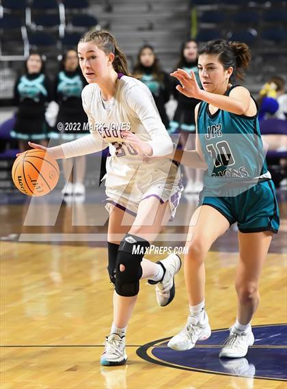 Thumbnail 3 in St. John Paul II Catholic @ Red Rock (AIA 2A Semifinal)  photogallery.