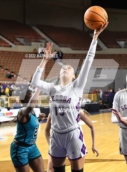 Thumbnail 2 in St. John Paul II Catholic @ Red Rock (AIA 2A Semifinal)  photogallery.