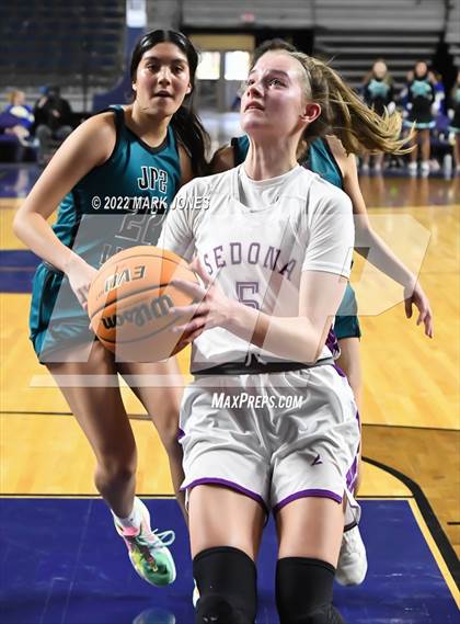 Thumbnail 3 in St. John Paul II Catholic @ Red Rock (AIA 2A Semifinal)  photogallery.