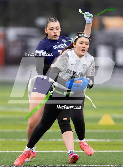 Thumbnail 3 in Skyline vs Sumner (4A Semifinal) photogallery.