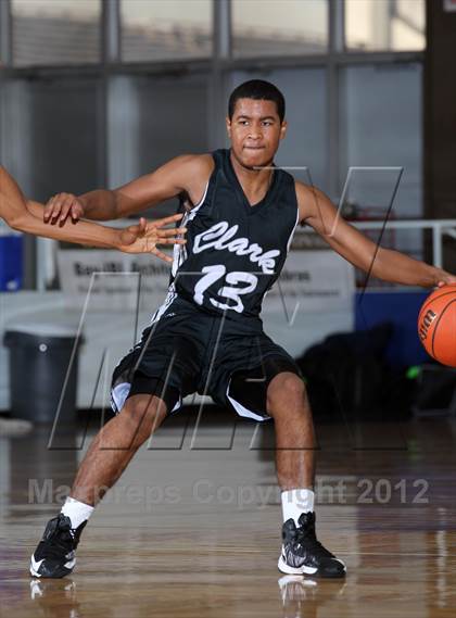 Thumbnail 2 in Clark @ Dawson (McDonald's Texas Invitational) photogallery.