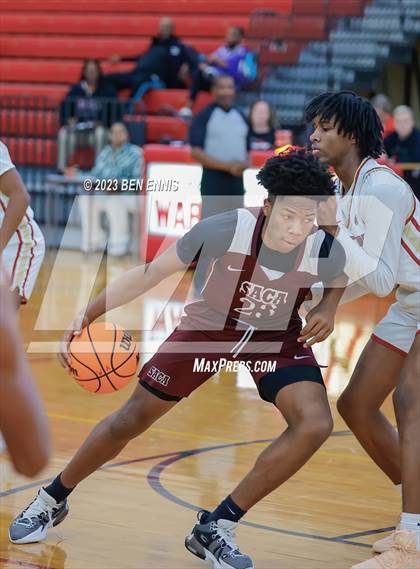 Thumbnail 2 in Creekside vs. Southwest Atlanta Christian (War Eagles Classic) photogallery.