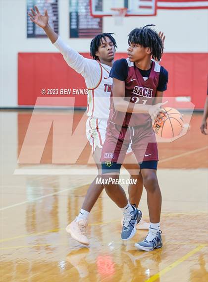 Thumbnail 3 in Creekside vs. Southwest Atlanta Christian (War Eagles Classic) photogallery.
