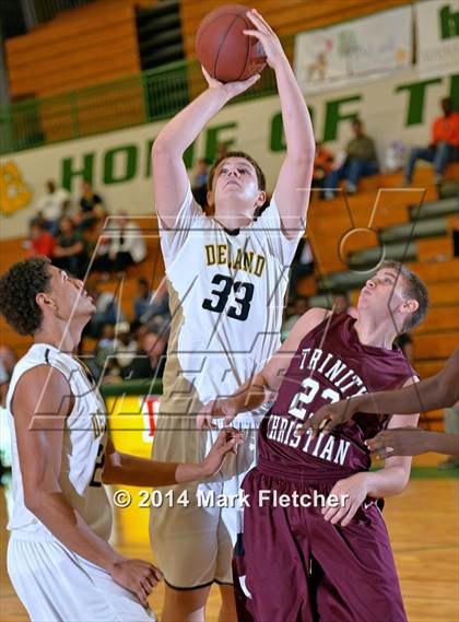 Thumbnail 1 in DeLand vs. Trinity Christian Academy (Gus Gibbs Rotary Tournament) photogallery.