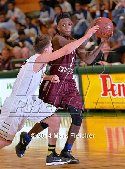 Thumbnail 2 in DeLand vs. Trinity Christian Academy (Gus Gibbs Rotary Tournament) photogallery.