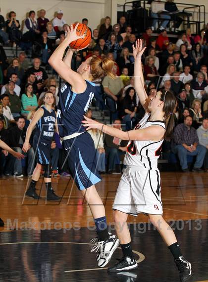 Thumbnail 3 in Port Allegany vs. Penns Manor (PIAA  A State Playoff First Round)  photogallery.