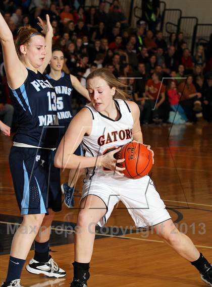 Thumbnail 2 in Port Allegany vs. Penns Manor (PIAA  A State Playoff First Round)  photogallery.