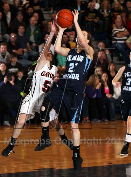 Thumbnail 1 in Port Allegany vs. Penns Manor (PIAA  A State Playoff First Round)  photogallery.