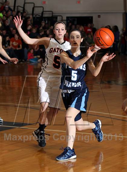 Thumbnail 3 in Port Allegany vs. Penns Manor (PIAA  A State Playoff First Round)  photogallery.