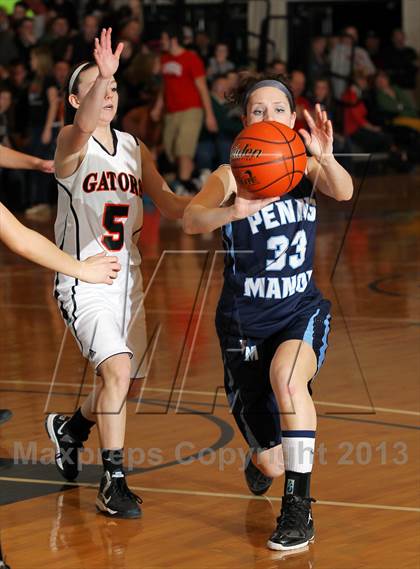 Thumbnail 1 in Port Allegany vs. Penns Manor (PIAA  A State Playoff First Round)  photogallery.