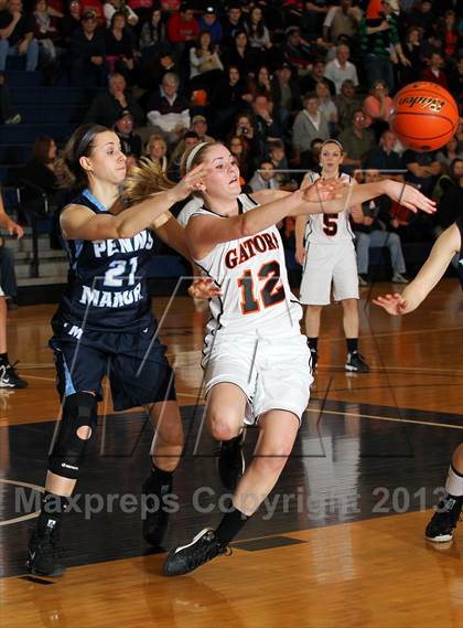 Thumbnail 3 in Port Allegany vs. Penns Manor (PIAA  A State Playoff First Round)  photogallery.