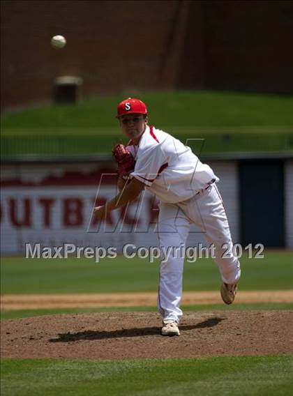 Thumbnail 2 in South Stanly vs. Voyager Academy (NCHSAA 1A  State Final) photogallery.