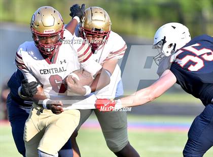 Thumbnail 2 in Terry Sanford vs Harnett Central (HSOT Jamboree) photogallery.