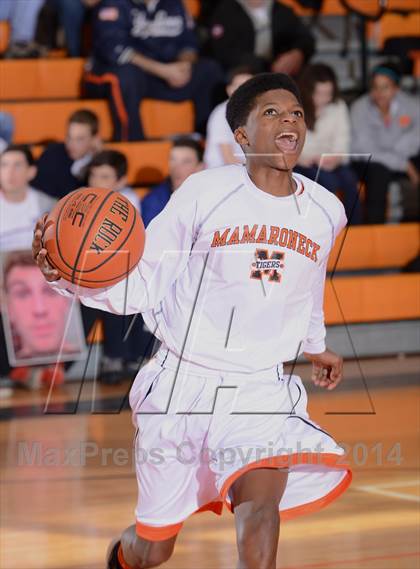 Thumbnail 2 in New Rochelle vs Mamaroneck (Class AA First Round photogallery.