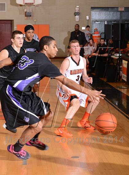 Thumbnail 2 in New Rochelle vs Mamaroneck (Class AA First Round photogallery.