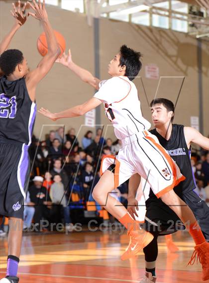 Thumbnail 2 in New Rochelle vs Mamaroneck (Class AA First Round photogallery.