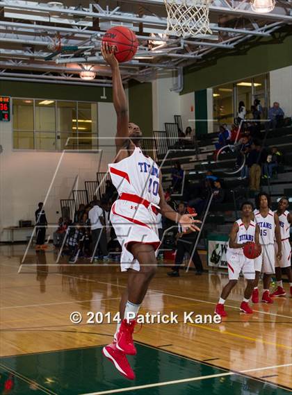 Thumbnail 2 in T.C. Williams vs. Kecoughtan (George Long Holiday Hoops Tournament) photogallery.