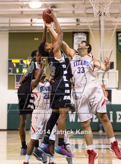 Thumbnail 2 in T.C. Williams vs. Kecoughtan (George Long Holiday Hoops Tournament) photogallery.