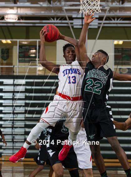 Thumbnail 2 in T.C. Williams vs. Kecoughtan (George Long Holiday Hoops Tournament) photogallery.