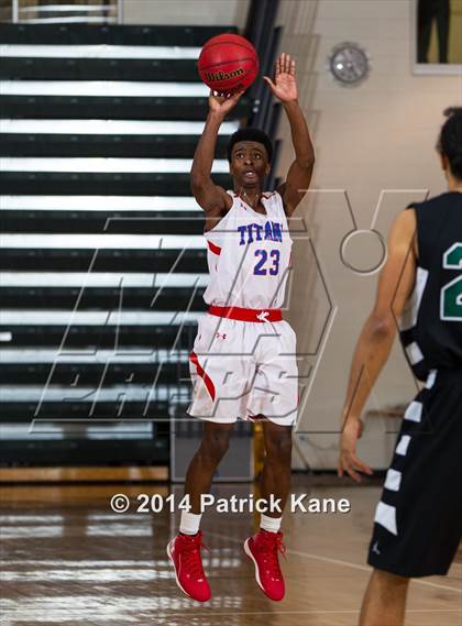 Thumbnail 1 in T.C. Williams vs. Kecoughtan (George Long Holiday Hoops Tournament) photogallery.