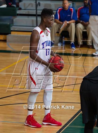 Thumbnail 2 in T.C. Williams vs. Kecoughtan (George Long Holiday Hoops Tournament) photogallery.