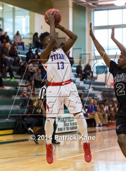 Thumbnail 2 in T.C. Williams vs. Kecoughtan (George Long Holiday Hoops Tournament) photogallery.