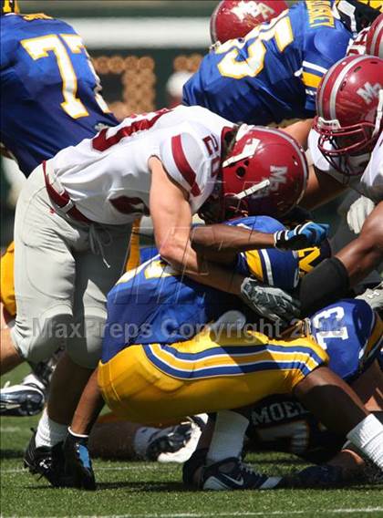 Thumbnail 2 in Montgomery Bell Academy vs. Archbishop Moeller (Kirk Herbstreit Varsity Football Series) photogallery.