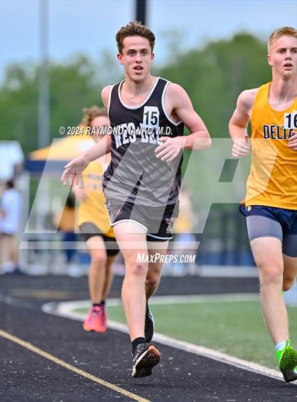 Thumbnail 3 in IHSAA Delta Sectionals (3200 Meter)  photogallery.